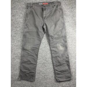 Dickies FLEX Pants Mens 34x32 Gray Workwear Double Knee Durable Utility